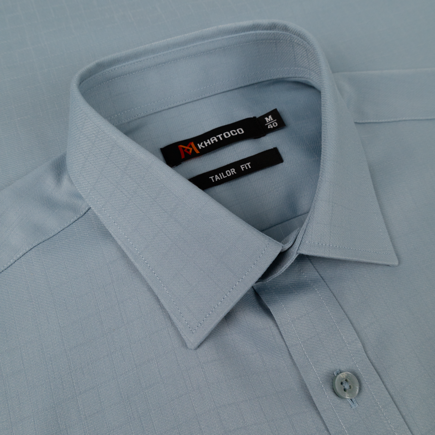 Áo sơ mi nam KHATOCO Tailor Fit dài tay A1MD538T1-CNCR736-2703-D