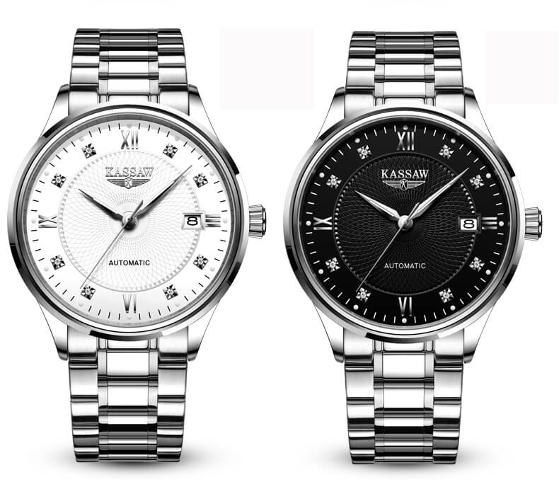 Đồng hồ nam chính hãng KASSAW K822-3 chống nước,chống xước,kính sapphire,Đồng hồ cơ (Automatic) ,dây kim loại thép không gỉ 316L,hàng mới 100%