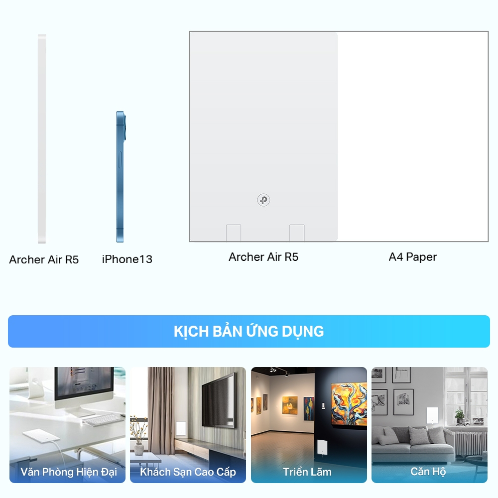 Bộ Phát Router Wifi TP-Link Archer Air R5 Wifi 6 Băng Tần Kép AX3000 - HÀNG CHÍNH HÃNG