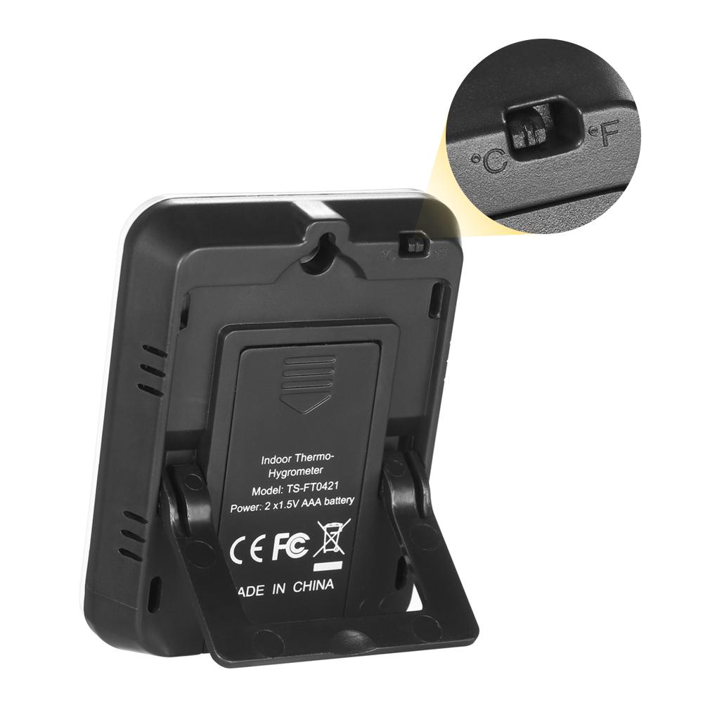 Nhiệt Kế + Ẩm Kế Mini với màn hình LCD lớn, một thiết bị tuyệt vời giúp bạn theo dõi điều kiện sống của mình một cách dễ dàng