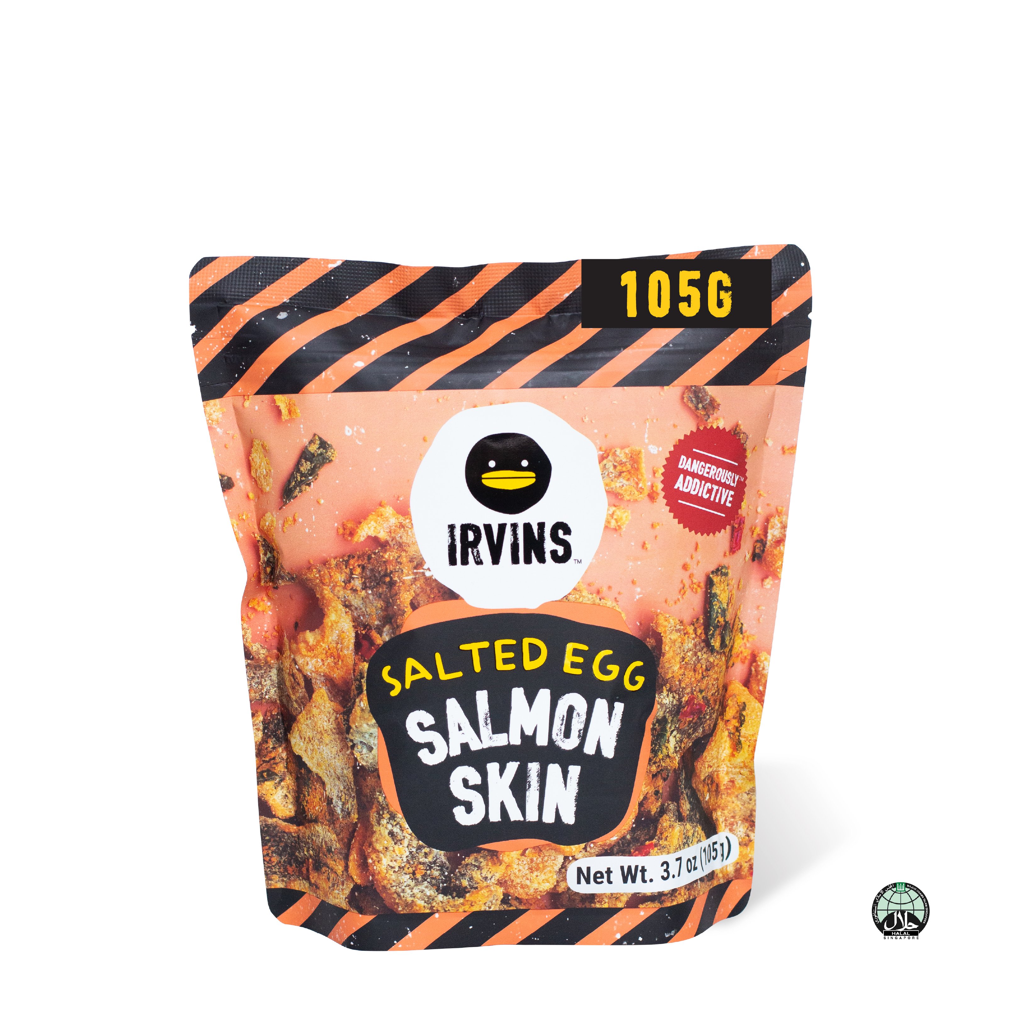 [ƯU ĐÃI 1+1] Combo IRVINS Da cá hồi 105g + Tiêu đen + Phô mai