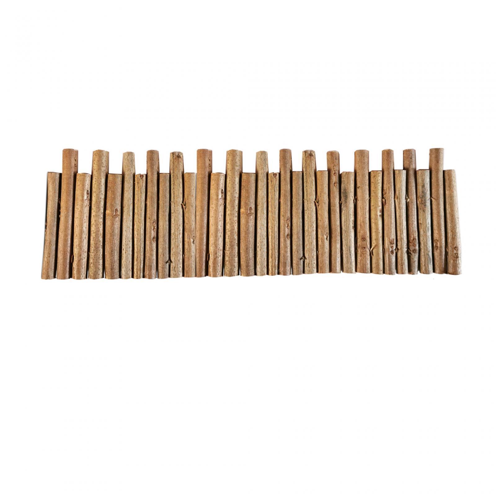 Hamster Wooden Fence Flexible Hideout Door Fence for Gerbil Mouse Chinchilla