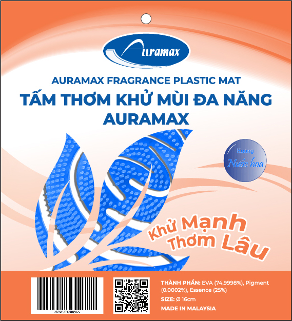 Tấm thơm khử mùi đa năng Auramax  Hương nước hoa