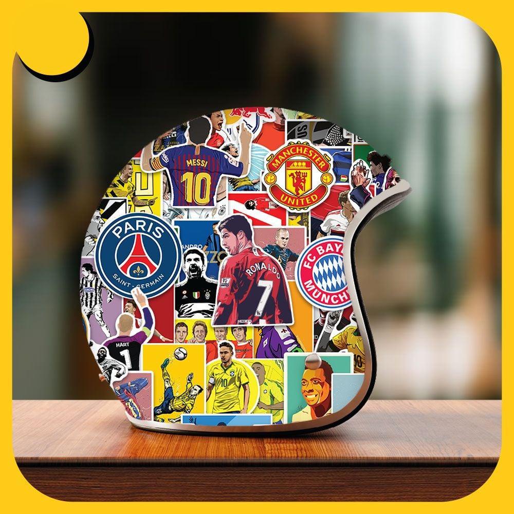 Bộ 100 Sticker Hình Dán Football Euro 24