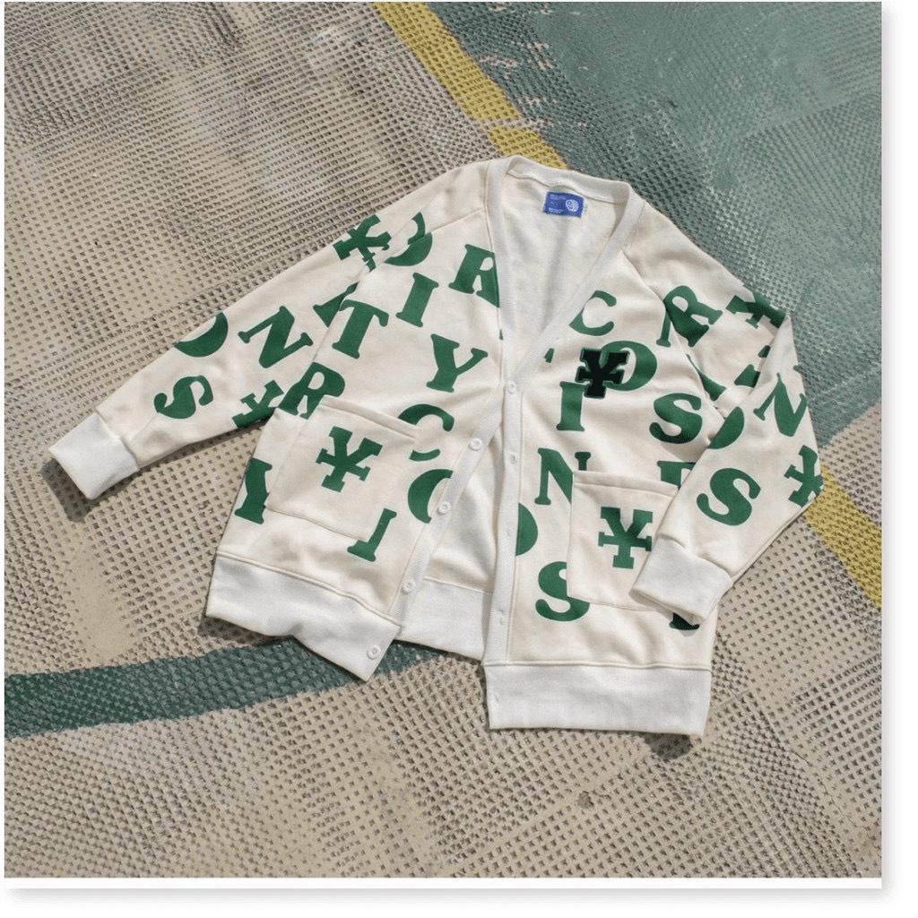 ÁO KHOÁC CARDIGAN NỮ PHỐI HỌA TIẾT CHỮ TRẺ TRUNG NĂNG ĐỘNG DỄ PHỐI ĐỒ HỢP THỜI TRANG