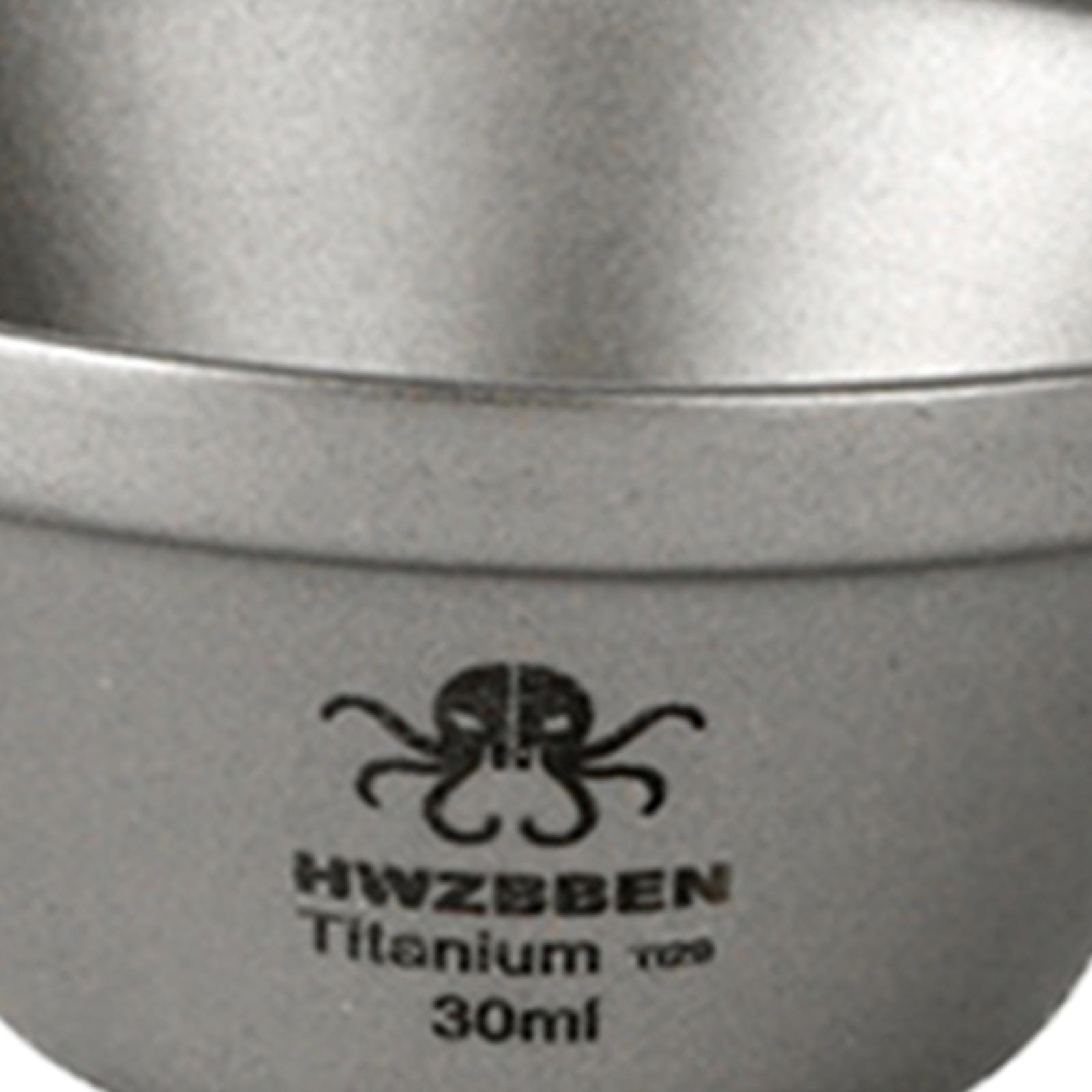 Titanium Cup Double Wall Coffee Cups Liquor Cup Mug Beer Cup Tea Drink Cup for Camping Water