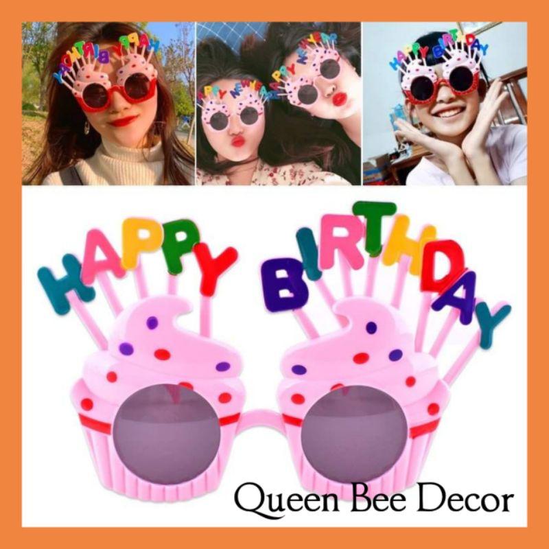 Kính mắt happy birthday sinh nhật vui nhộn phụ kiện chụp ảnh B001