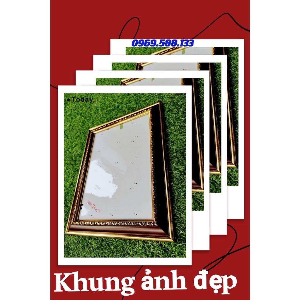 -Khung Bằng Khen loại viền cong đẹp kích thước A4 ,.