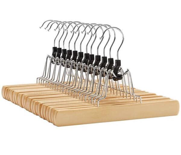 Set 12 chiếc mắc treo quần áo Songmics Trouser Hangers dành cho quần và váy Hàng chính hãng