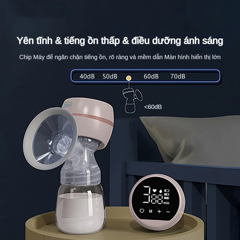 Dr.Isla Máy Hút Sữa Không Dây Điện Cầm Tay PPSU Silicone Cao Cấp 9 Mức Điều Chỉnh Lực Hút Không BPA 180ml EB11