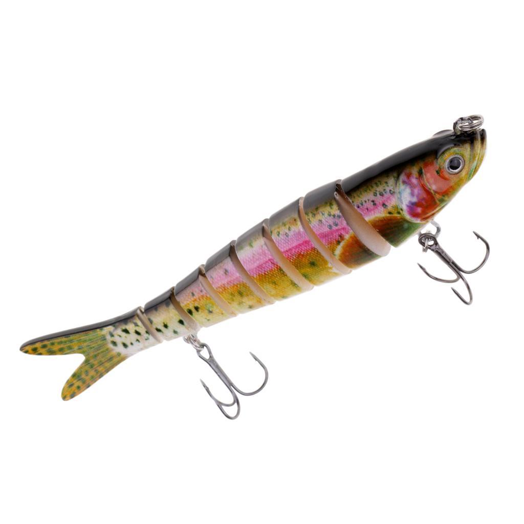 Simulation Fish Fishing Lures Hard Baits Jigs with 2-hook