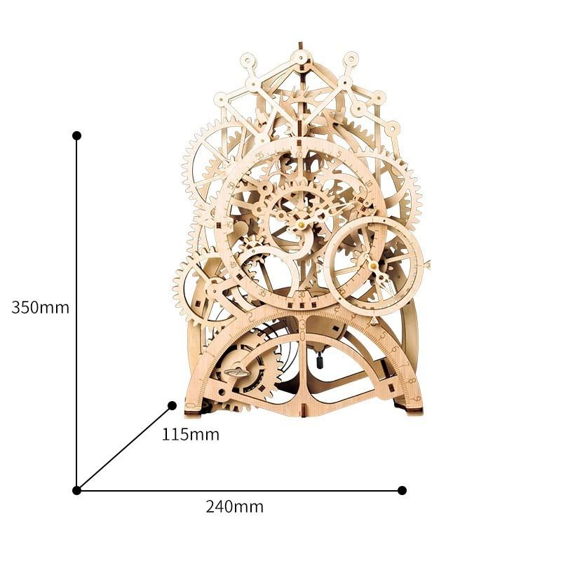 Đồ chơi lắp ráp gỗ 3D Mô hình Cơ Động học Đồng Hồ Quả Lắc