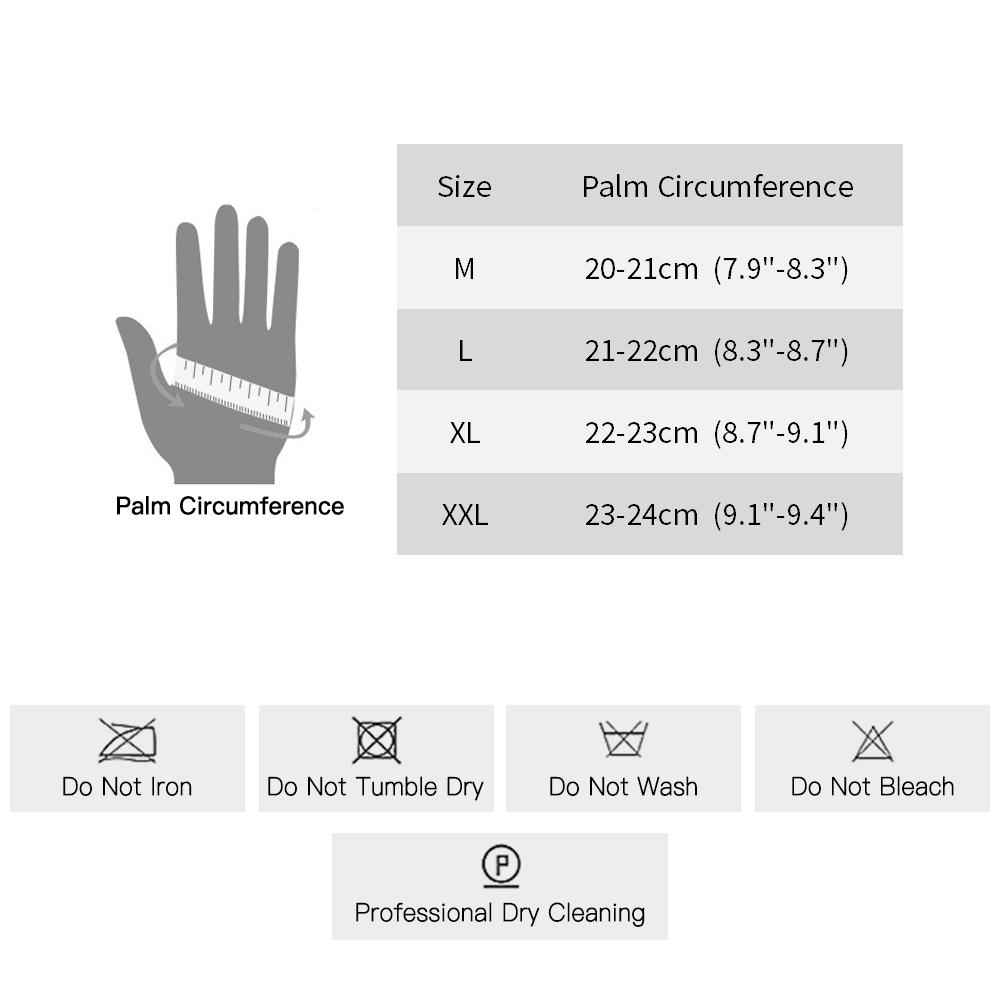 Găng Tay Da Cừu Mùa Đông Giữ Ấm Chống Nước Cho Nam