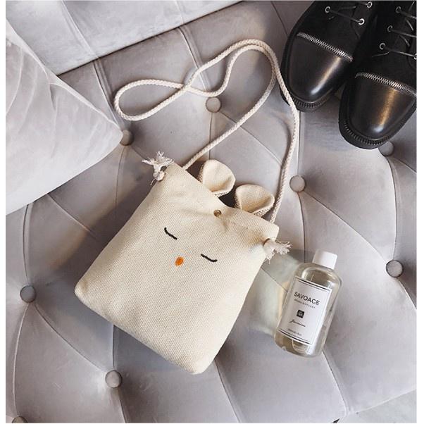 Túi Tote Vải Đeo Chéo Canvas Bag Đẹp Đi Học Ulzzang Tx171