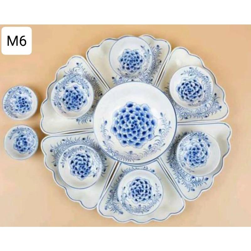 Bộ hoa mặt trời sứ Bát Tràng