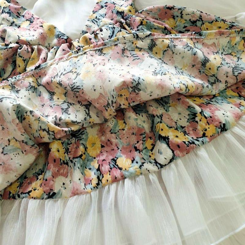 Combo 2 món đầm hoa xinh công chúa