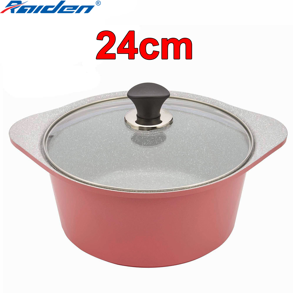 Nồi đúc, quánh đúc ceramic Greencook GCS02 chống trầy xước, dùng được trên bếp gas, bếp hồng ngoại, bếp từ - Hàng chính hãng