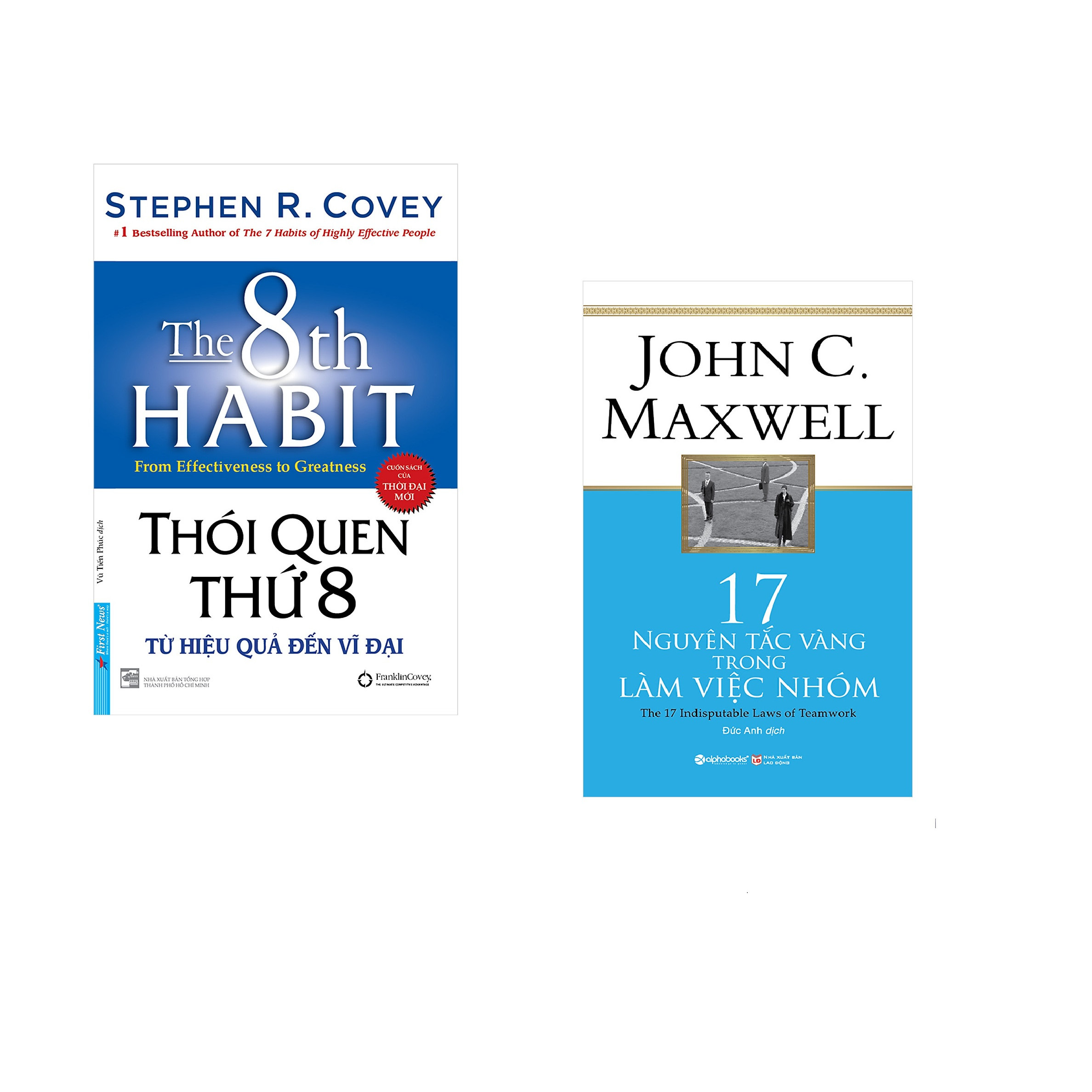 Combo 2 cuốn sách: Thói Quen Thứ 8 + 17 Nguyên tắc vàng trong làm việc nhóm