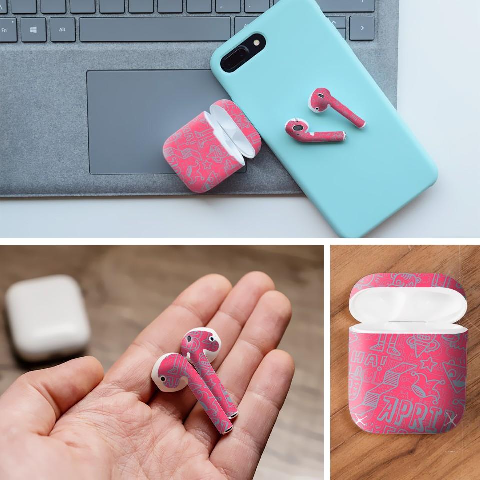 Miếng dán skin cho AirPods in hình thiết kế - atk080