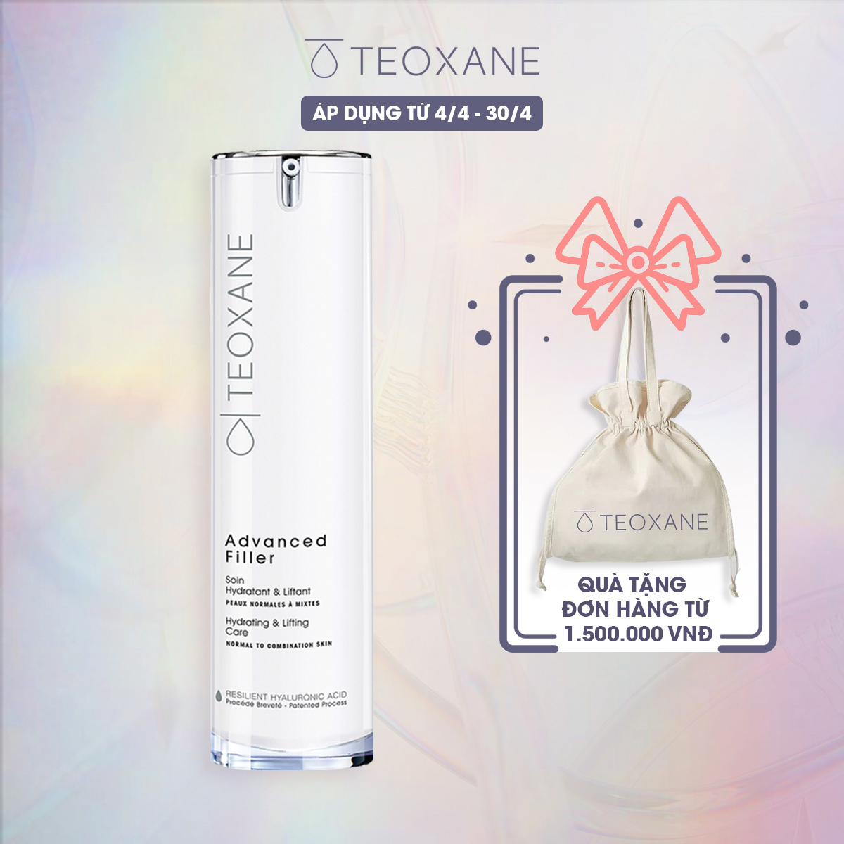 Kem dưỡng da chống nhăn ban ngày cho da thường và da hỗn hợp Teoxane Advanced Filler Normal To Combination Skin 50ml