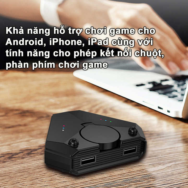 Bộ bàn phím K-Snake G92 kèm hub chuyển đổi và chuột chơi game PUBG, ROS, Free Fire, COD, FPS