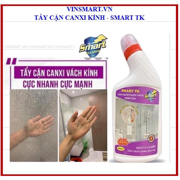 Tẩy rửa Smart: Tẩy sứ, Tẩy cặn canxi kính, dầu mỡ, cặn canxi inox siêu sạch, Tẩy kính