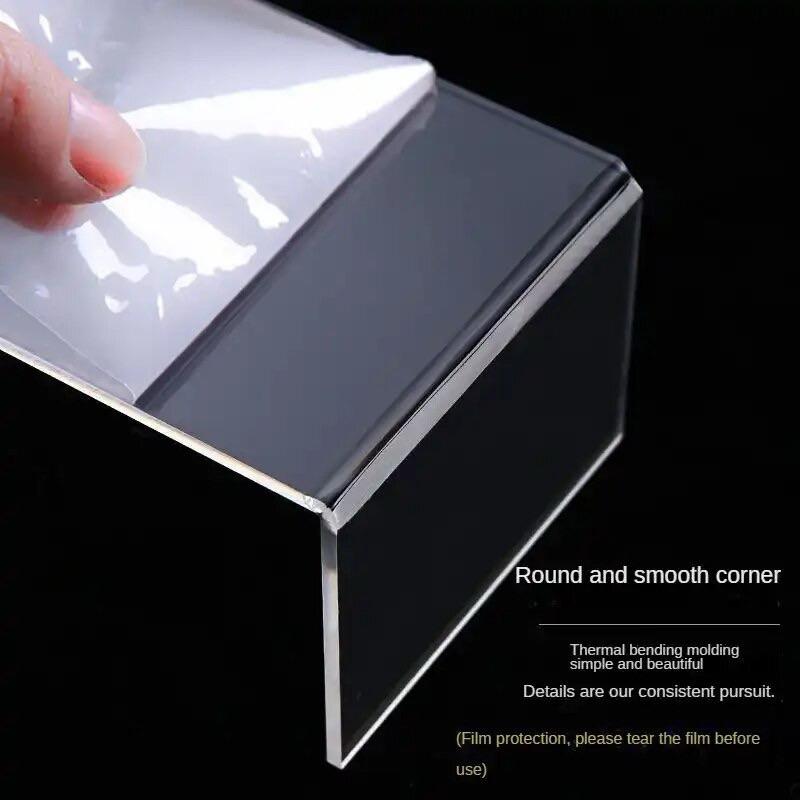 Acrylic Kệ mica chữ U dày 3mm, trưng bày sản phẩm, giày, túi xách, mô hình, trang sức, nhiều màu sắc . - 26x8x12cm (dày 3mm)