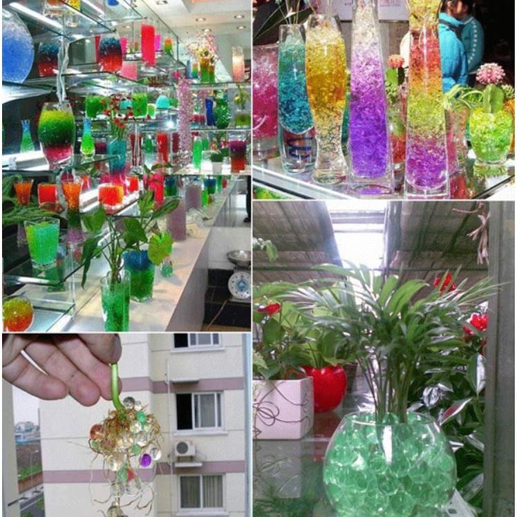 Hạt tinh thể trồng cây, trang trí lọ hoa - túi 100 viên Duashop