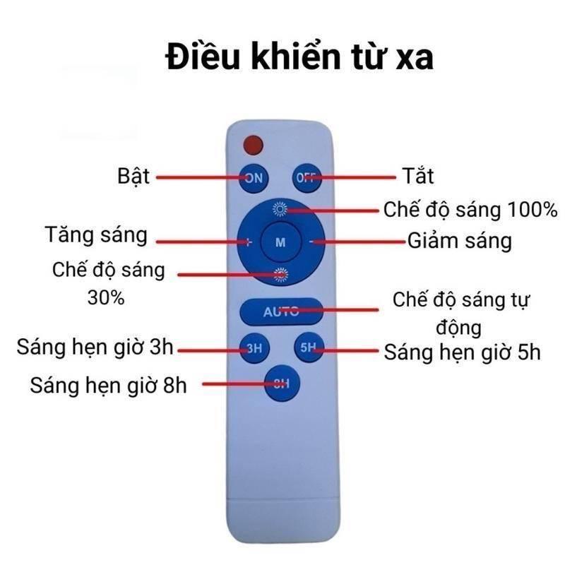 Đèn Năng Lượng Mặt Trời Sân Vườn, Đèn Đường Bàn Chải, Tấm Pin Rời, IP67 Chống Nước, Múc Đúc Nguyên Khối