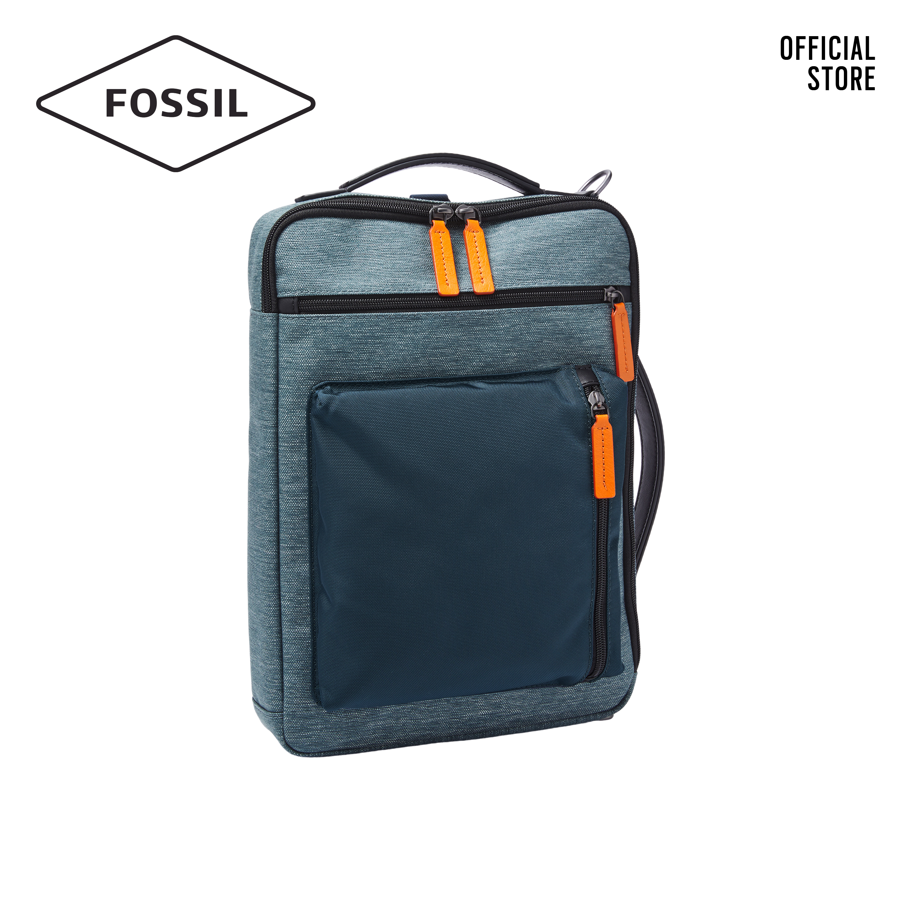 Túi đeo vai nam thời trang Fossil Buckner Commuter MBG9514470 - xanh