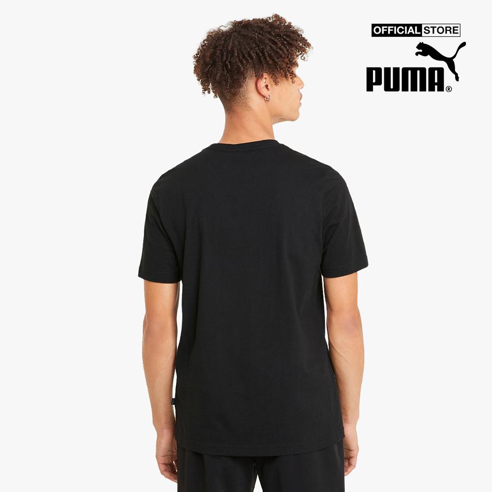 PUMA - Áo thun thể thao nam ngắn tay Essentials Logo Train 586666