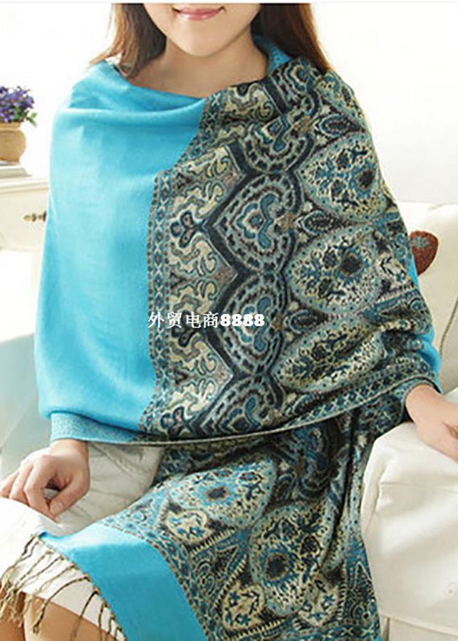 Khăn Pashmina Thêu Kim Tuyến – PMT902