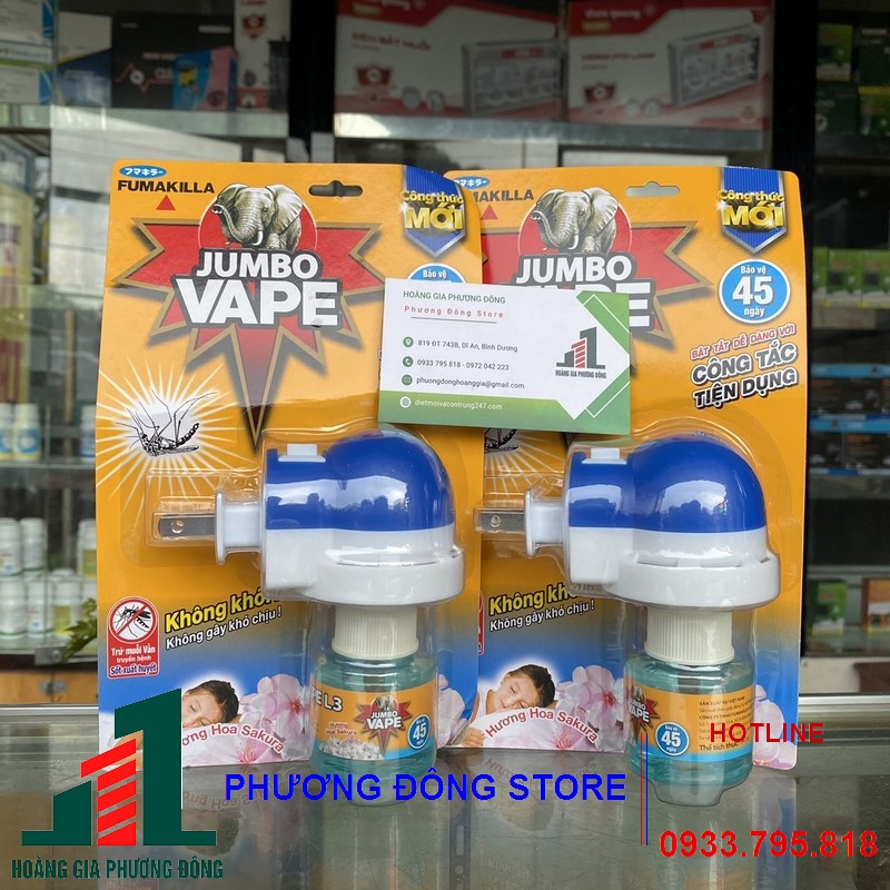 Bộ xông đuổi muỗi Jumbo