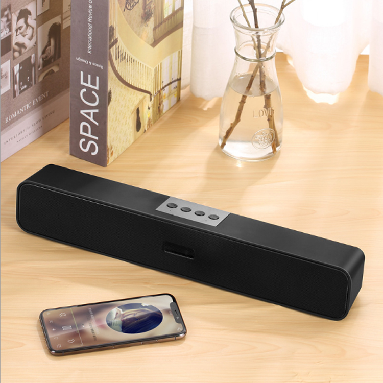 Loa Thanh Soundbar 2.2 Bluetooth Music-F E91 10W, Pin Dung Lượng Lớn, Âm Thanh Sống Động, Hỗ Trợ Thẻ Nhớ,USB, Jack 3.5