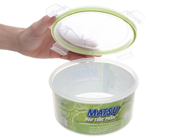 Hộp đựng thực phẩm tròn nhựa Duy Tân Matsu 1000ml - 03437 - Hàng chính hãng