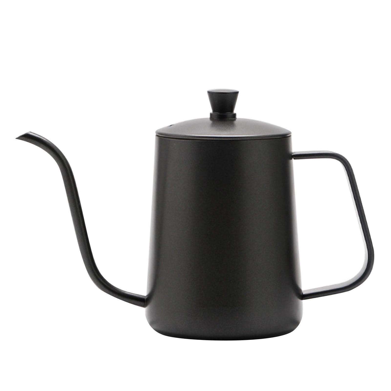 Ấm pha cà phê 600ml, bình đựng cà phê bằng thép không gỉ có tay cầm