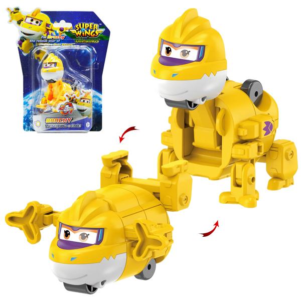 Đồ Chơi Robot Biến Hình Cỡ Nhỏ - Khủng Long Brachy Cứu Hộ - Super Wings YW790043
