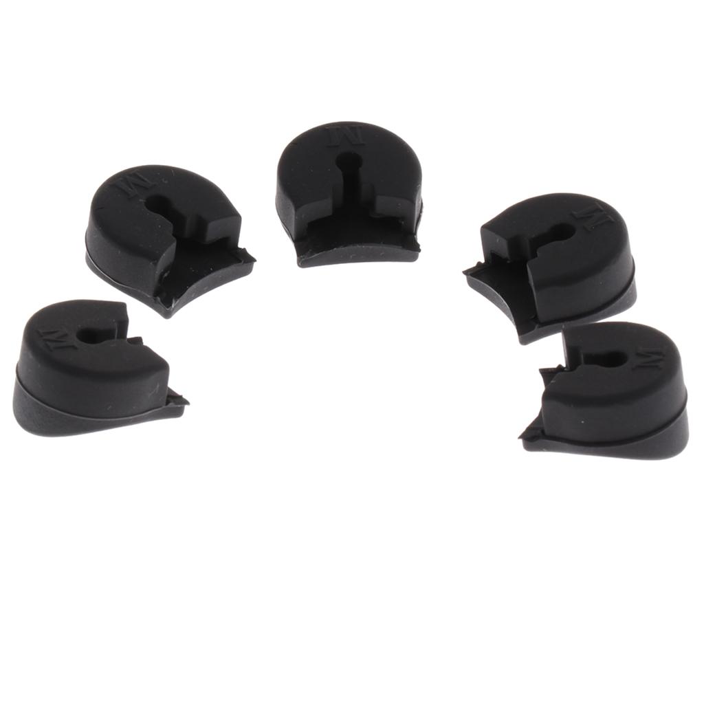 Sunnimix 5 Miếng Cao Su Clarinet Ngón Tay Cái Còn Lại Đệm Bảo Vệ Woodwind Phần