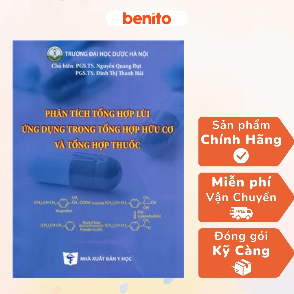 Benito - Sách - Phân tích tổng hợp lùi ứng dụng trong tổng hợp hữu cơ và tổng hợp thuốc - NXB Y học