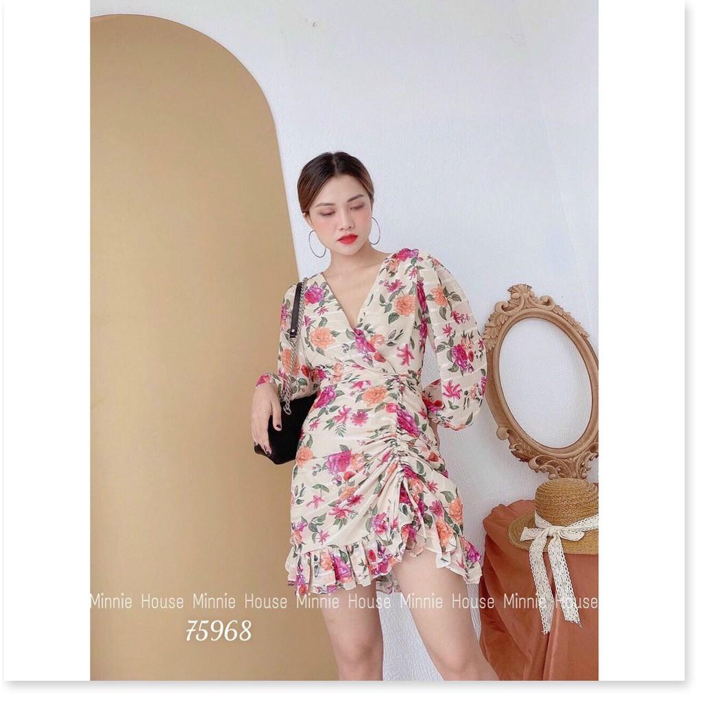 ĐẦM VOAN NHẬT HỌA TIẾT HOA LỤA SIÊU XINH , SIÊU ĐẸP , TÔN DÁNG CHO CÁC CHỊ EM THỜI TRANG NEMO36 STORE