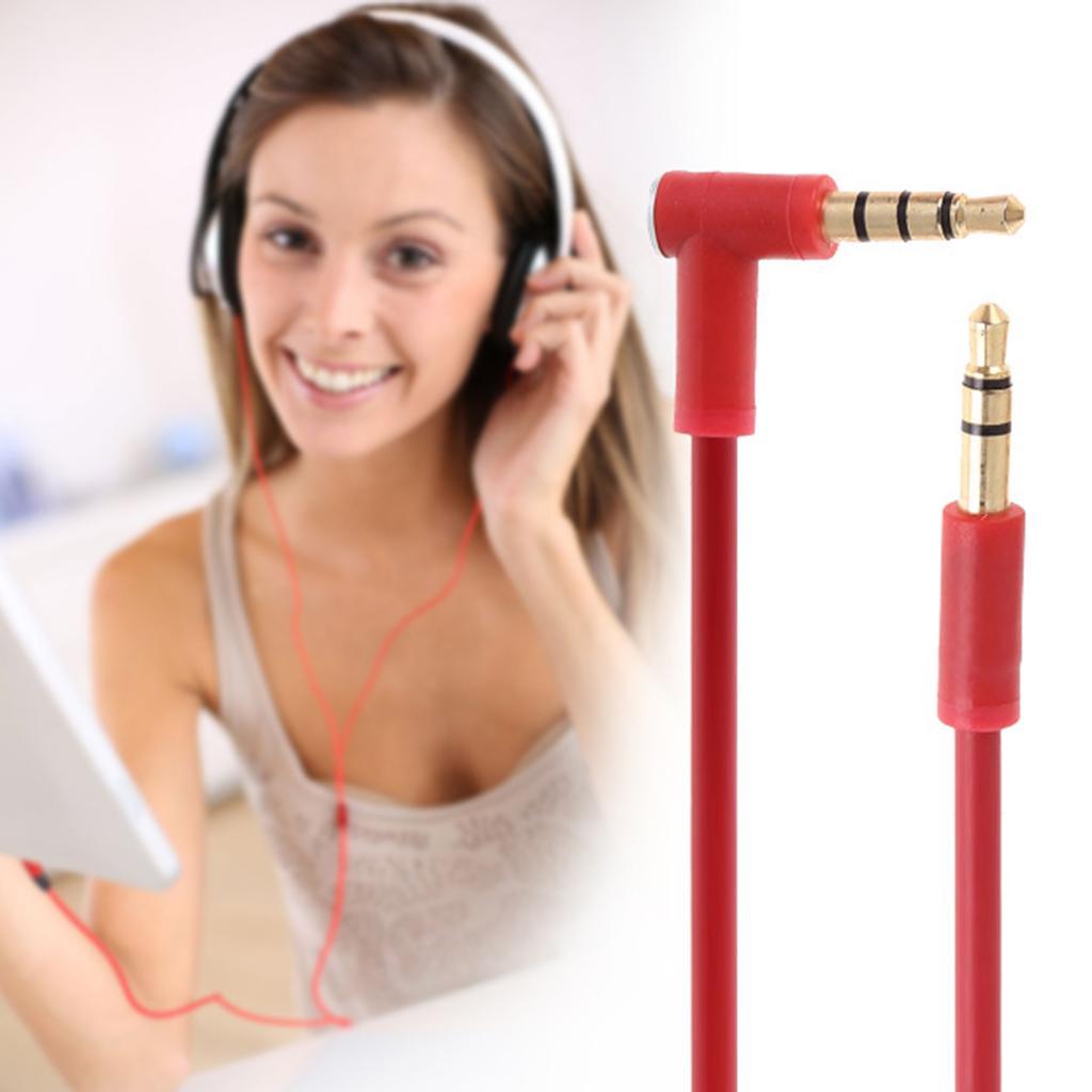 Replacement Audio Cable Cord Wire  Microphone for 3.5mm Headphones