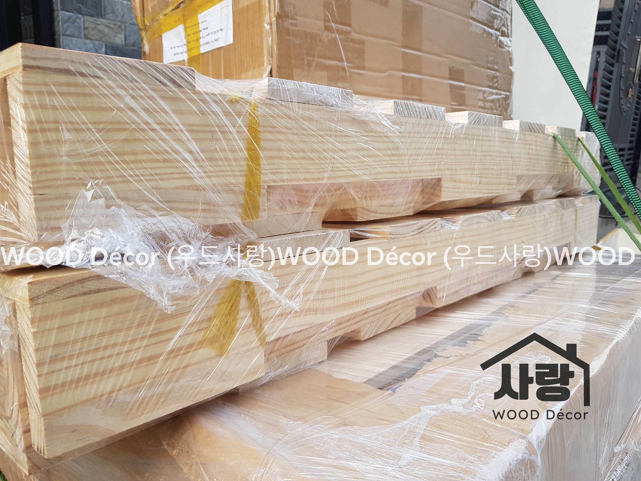 Giường gỗ Pallet truyền thống cao 10cm