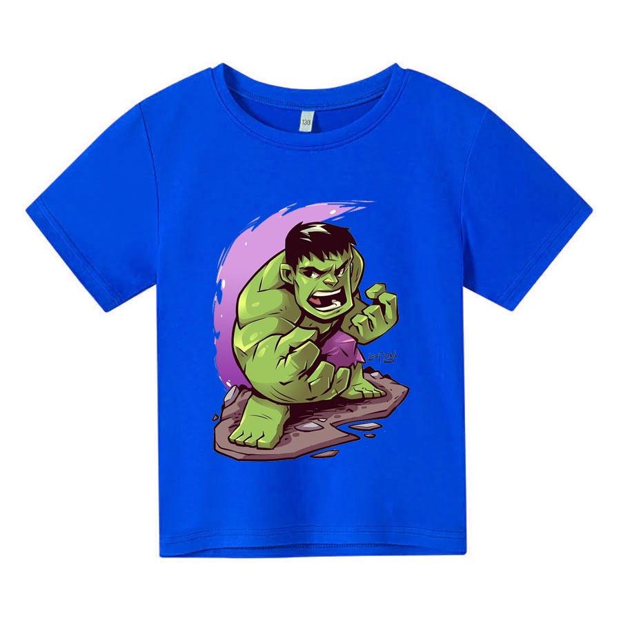 Áo thun trẻ em HULK CHIBI, 4 màu, có size người lớn, Anam Store