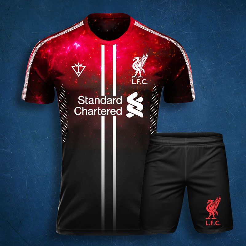 Áo Bóng Đá Độc Lạ Đẹp - CLB Liverpool Galaxy