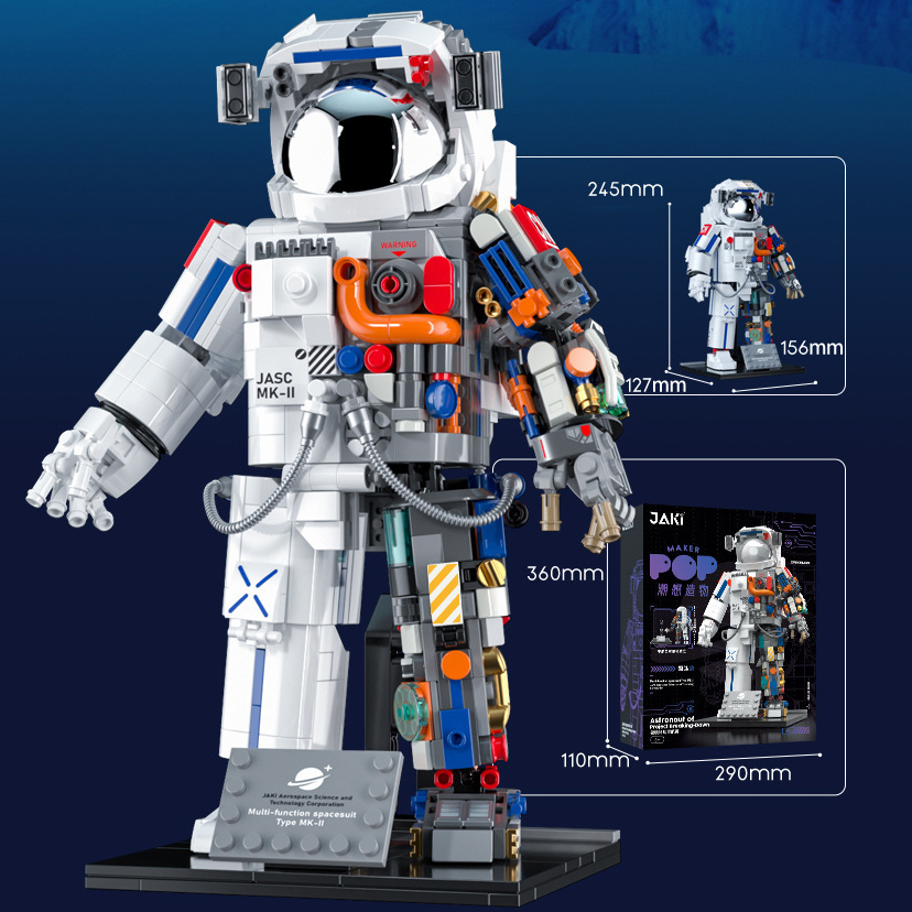 Đồ Chơi Lắp Ráp Xếp Hình Kiểu Lego Mô hình Trưng Bày Phi Hành Gia Dawn Astronaut JK 9106 Với 800 Mảnh Chi Tiết