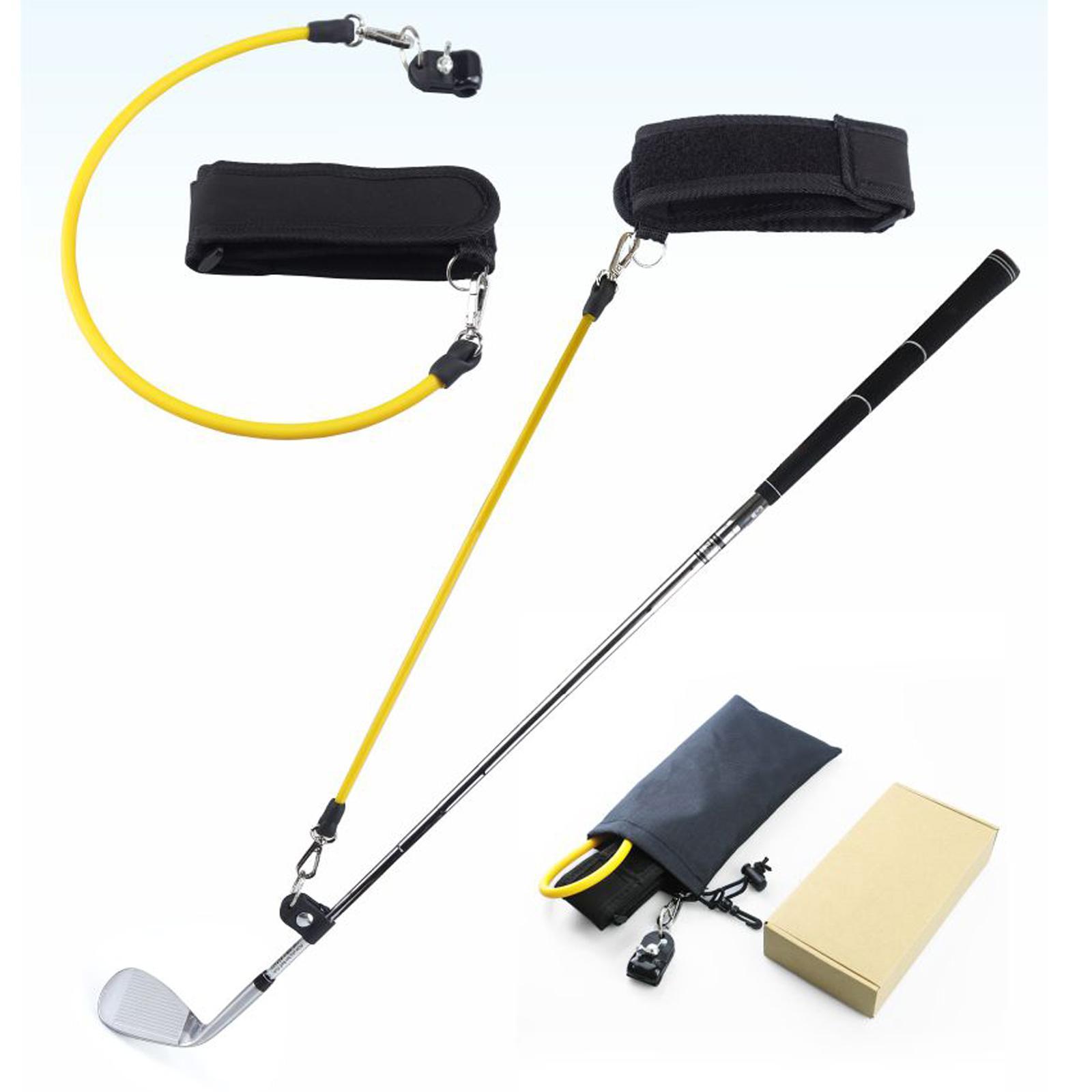 Golf Swing Tension Belt Elastic Cord and Arm Strap for Woman Men Training Tool Comfortable to Wear