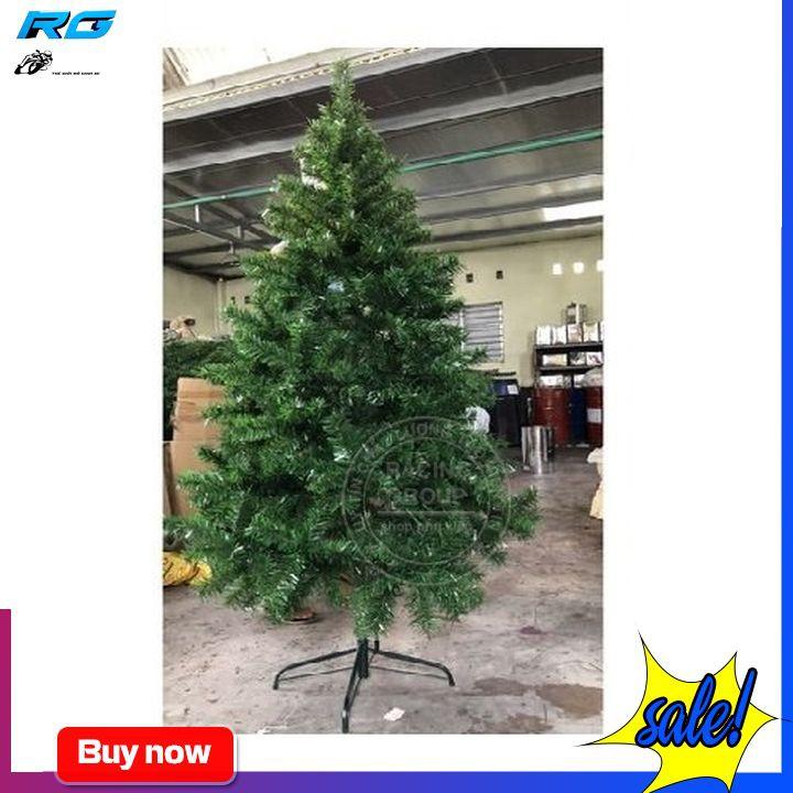Cây Thông Noel Đầu Tròn 10' Cao 3M Chân Sắt + Tặng 1 Ngôi Sao Đỉnh Và 8 Dây Kim Tuyến