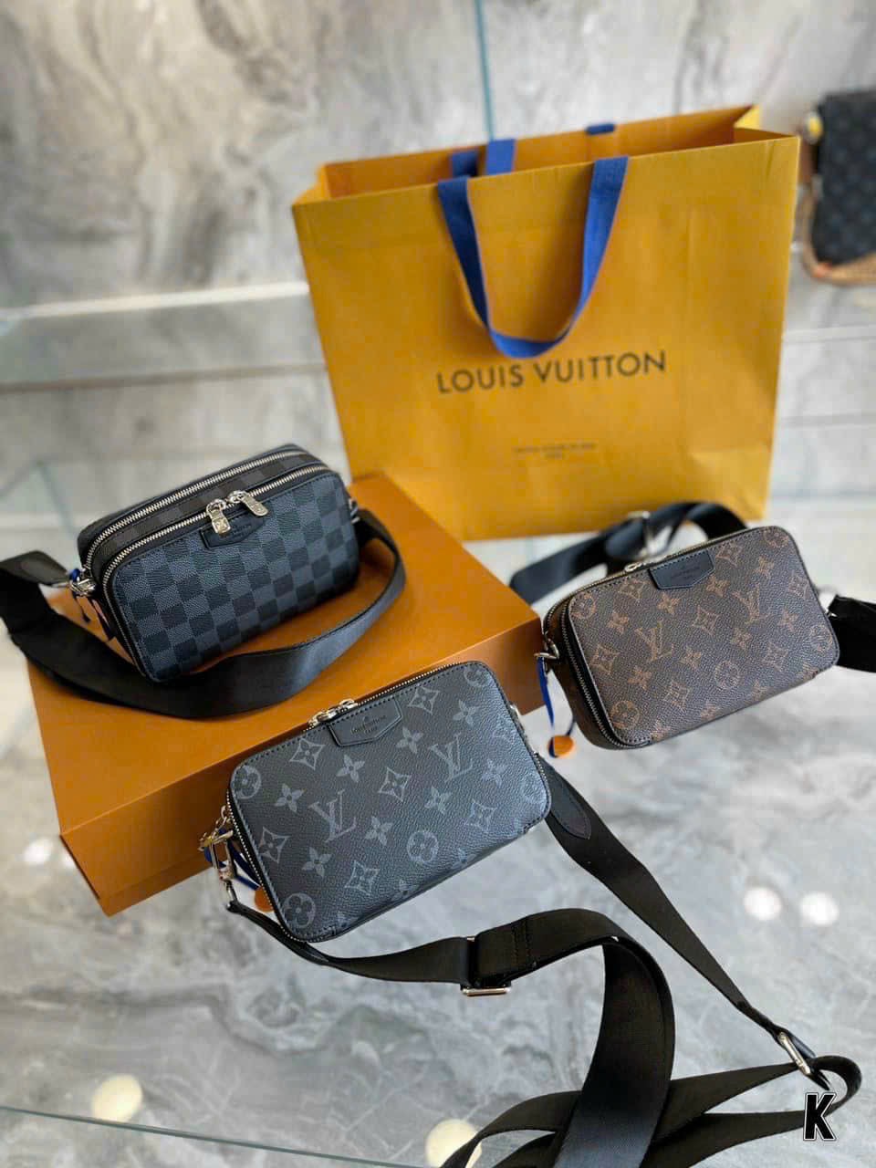Túi đeo chéo nam nữ unisex size 18 anpha 2 box super vip Smano hỏa tốc
