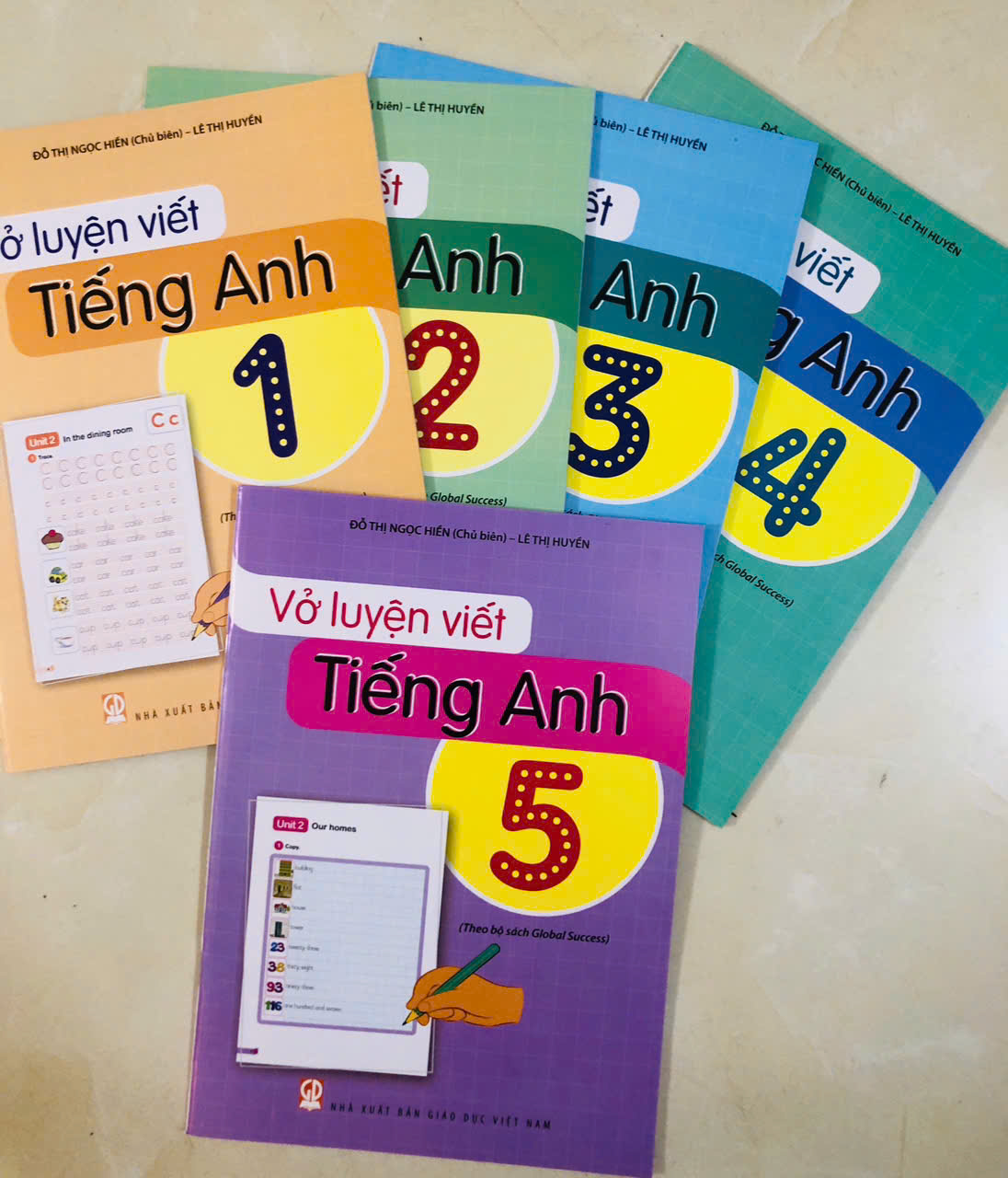 Sách - Combo/ Lẻ Vở Luyện Viết Tiếng Anh 1.2.3.4.5 (Theo Bộ Sách Global Success)