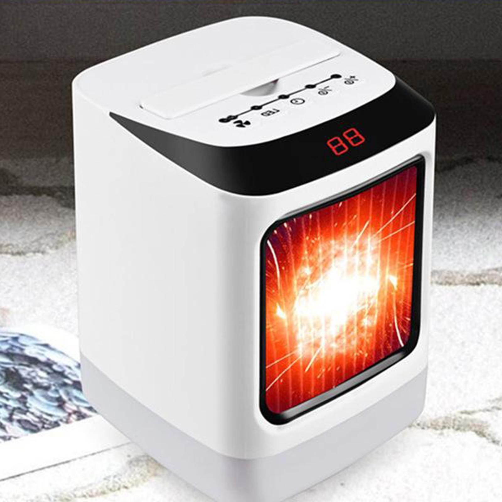 800W Winter Air Fan, Portable Electric Space Heater, Silent Adjustable